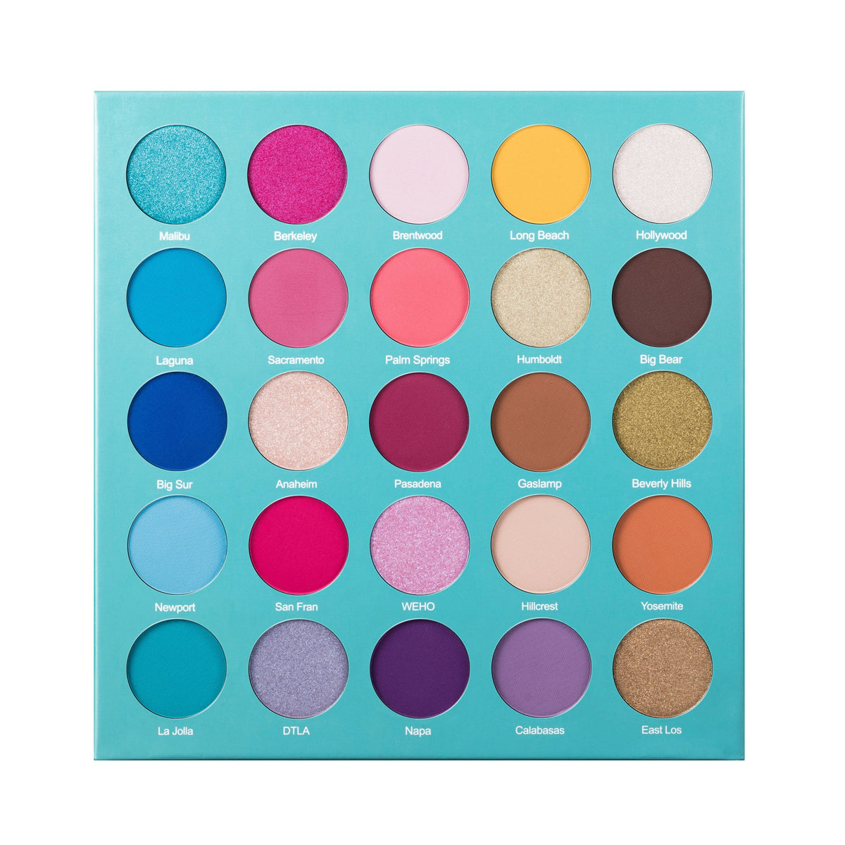 Golden State Eyeshadow Palette Lurella Pakistan