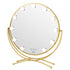 11 Bulb Round Vanity Mirror - Golden Child