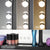16 Bulb Vanity Mirror - Jet Black - Lurella Cosmetics